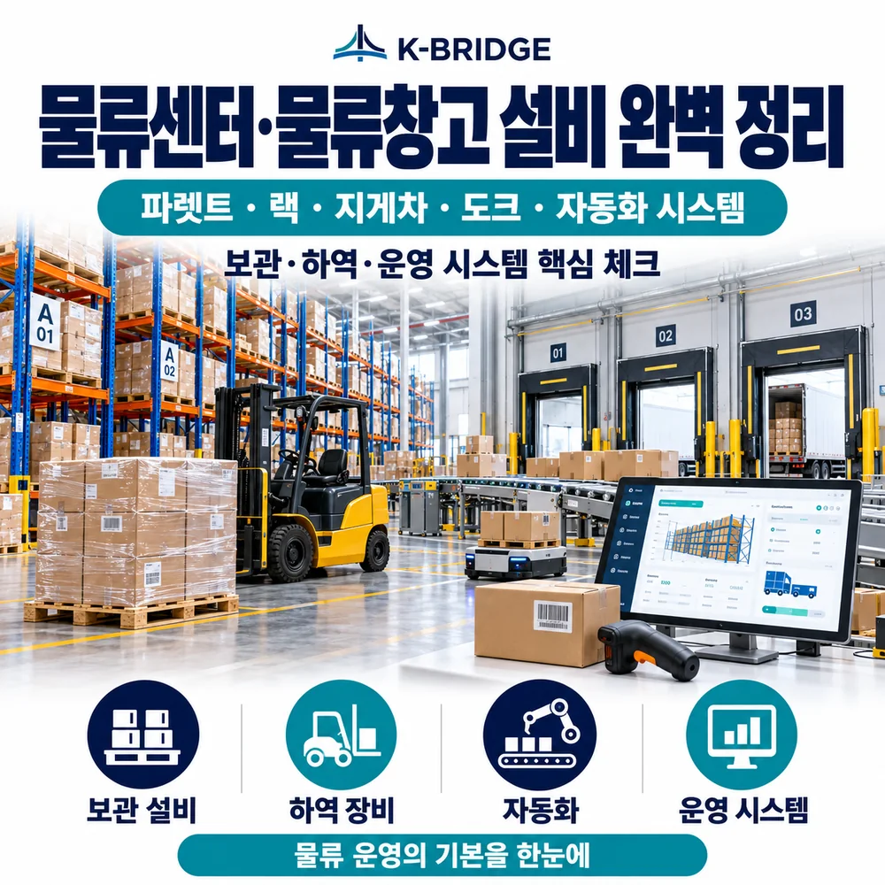 KBRIDGE 물류센터·물류창고 설비 완벽 정리 썸네일